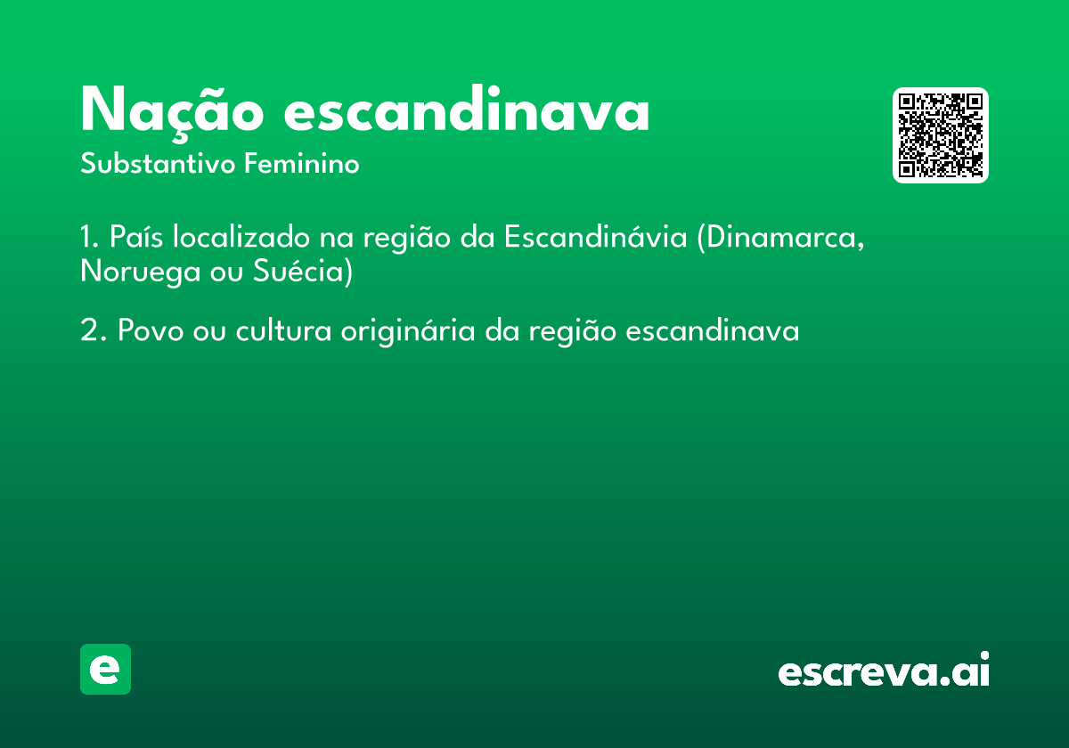 nação escandinava