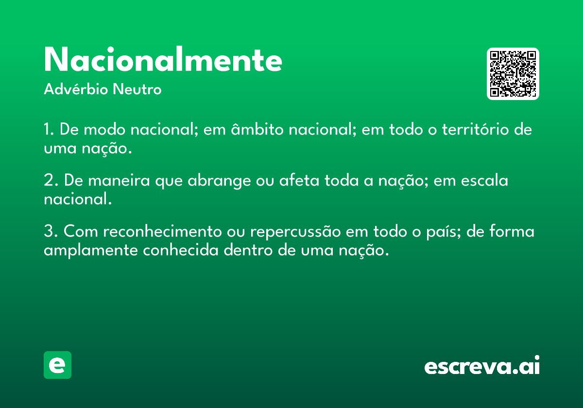 nacionalmente