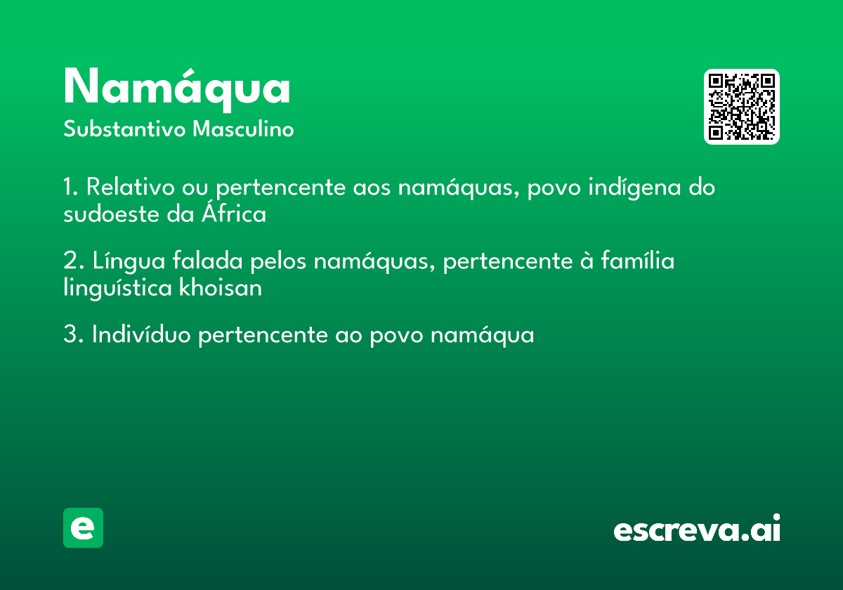 namáqua