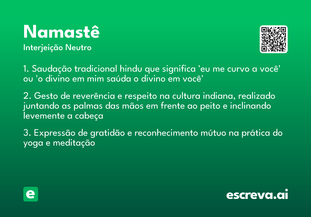 namastê