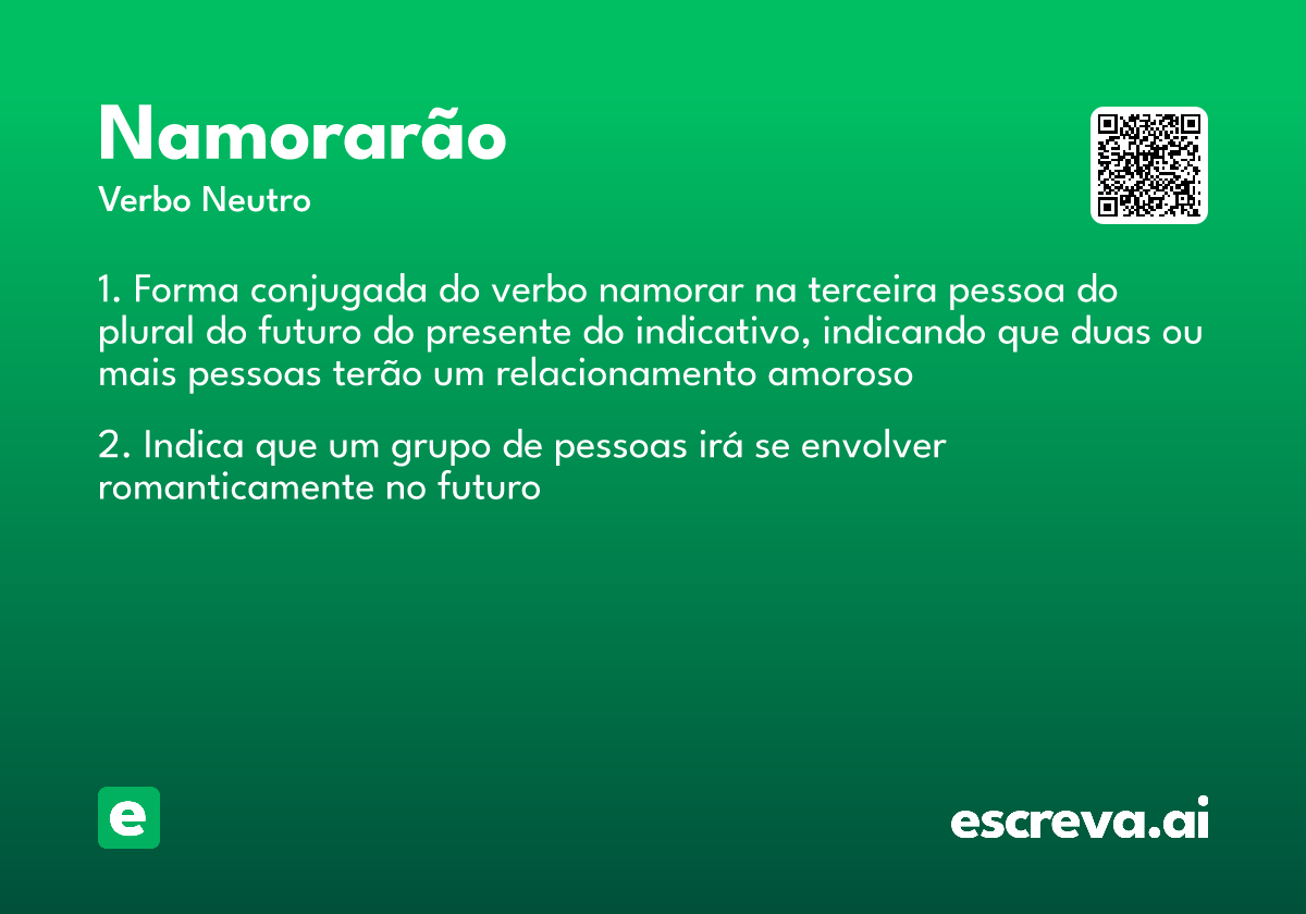 namorarão