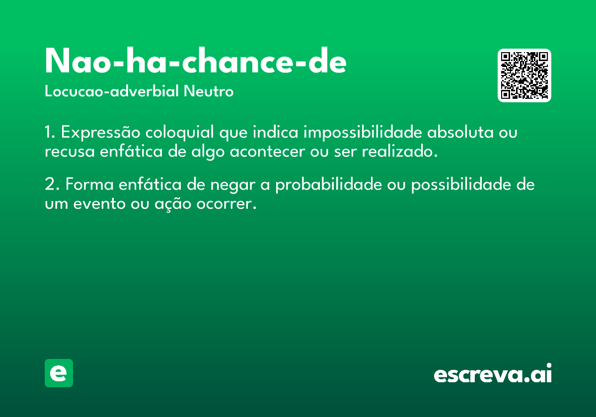 nao-ha-chance-de