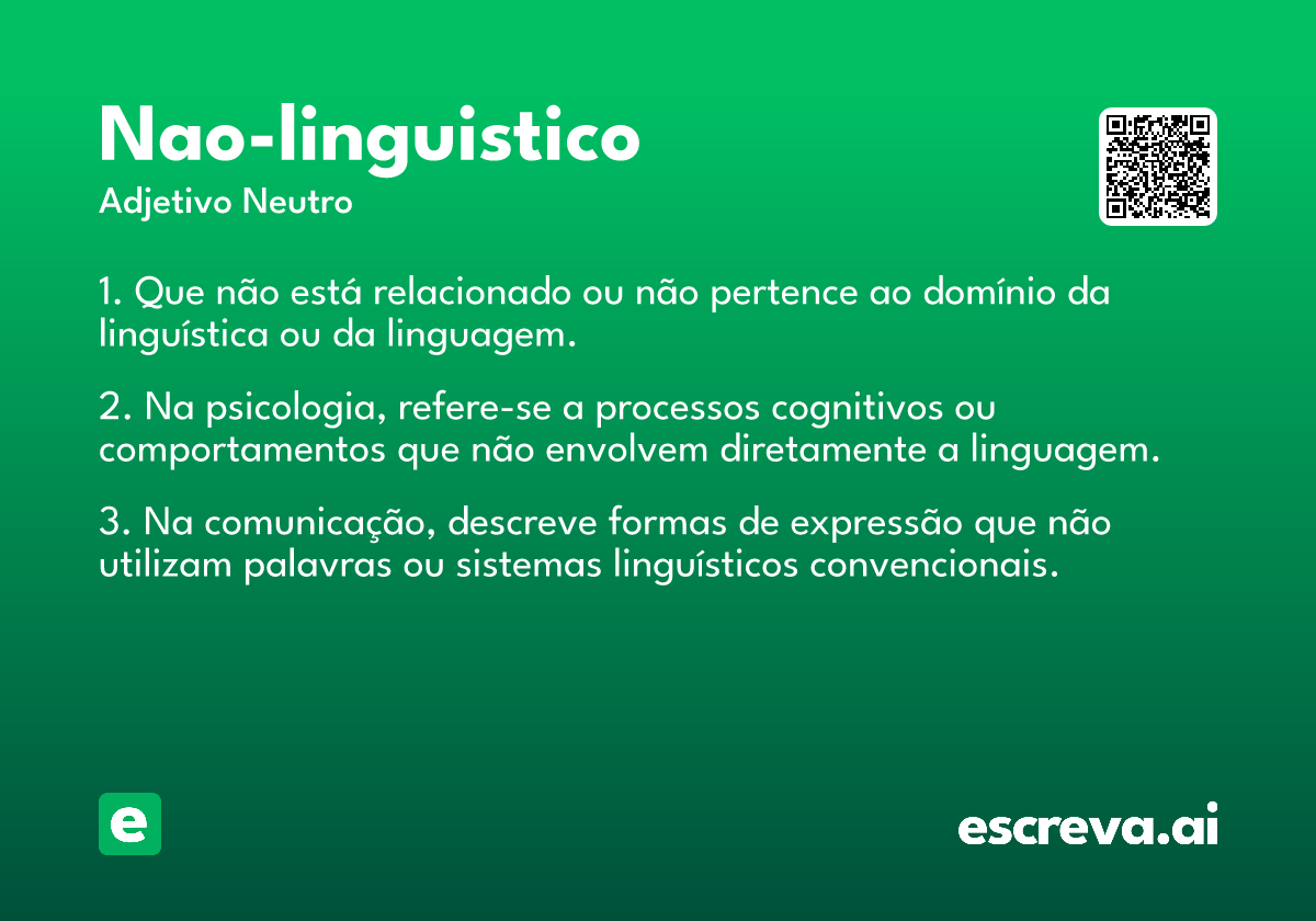 nao-linguistico