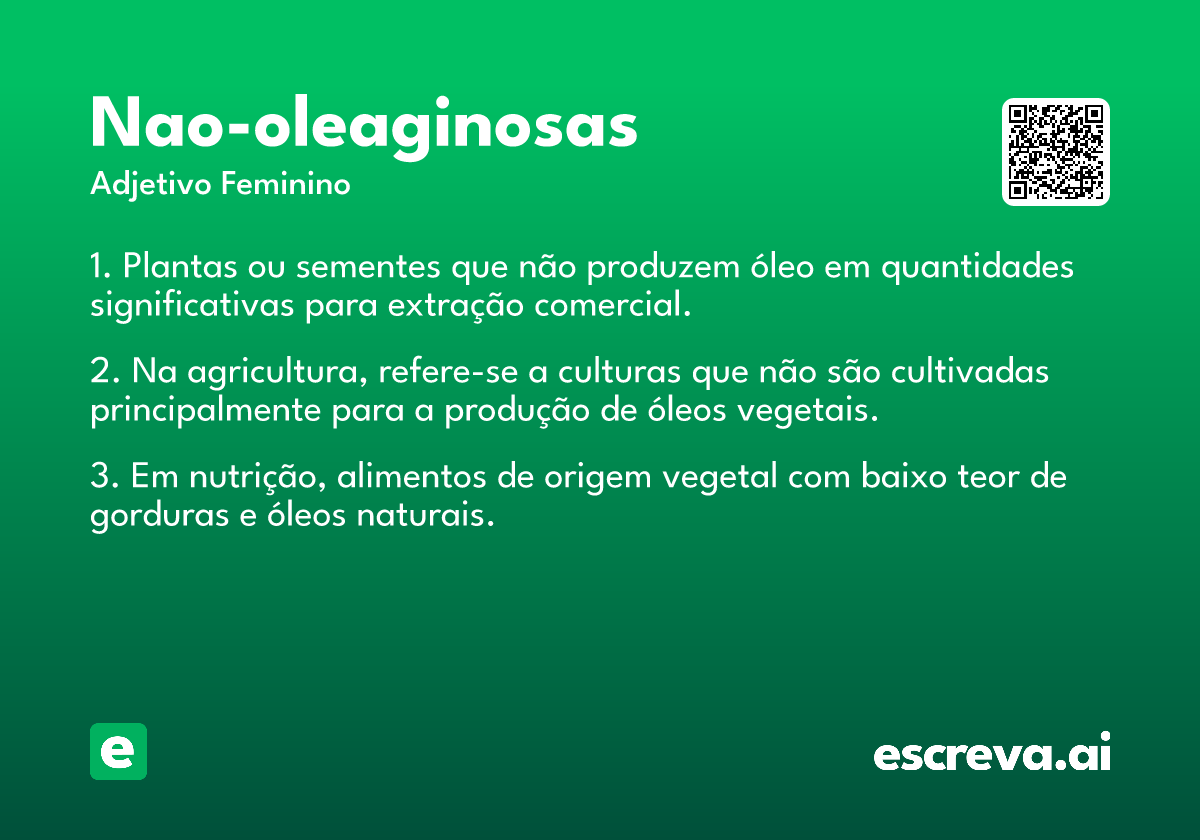 nao-oleaginosas