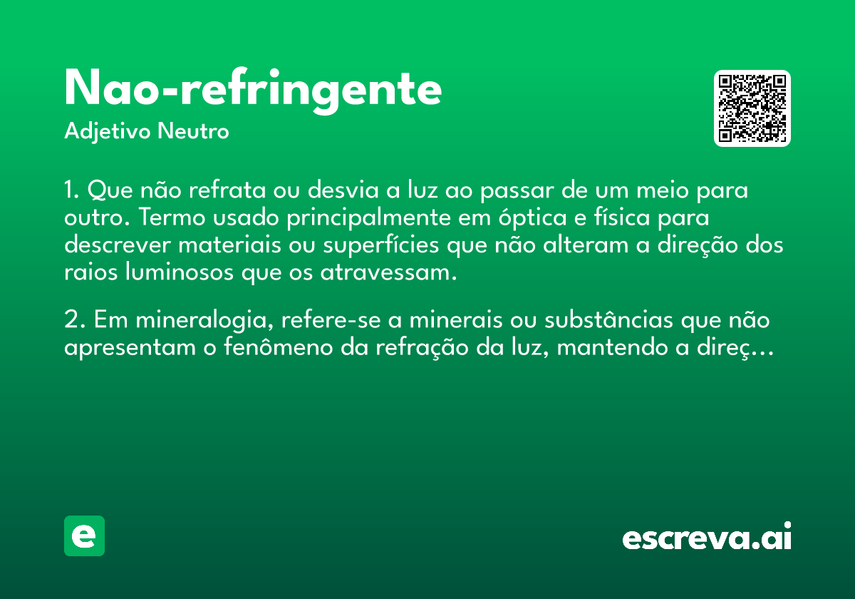nao-refringente