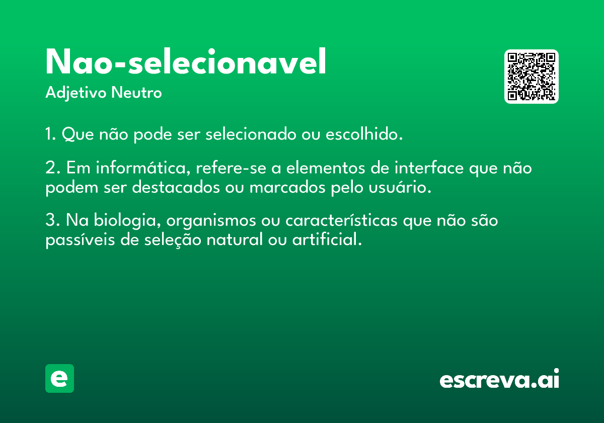 nao-selecionavel