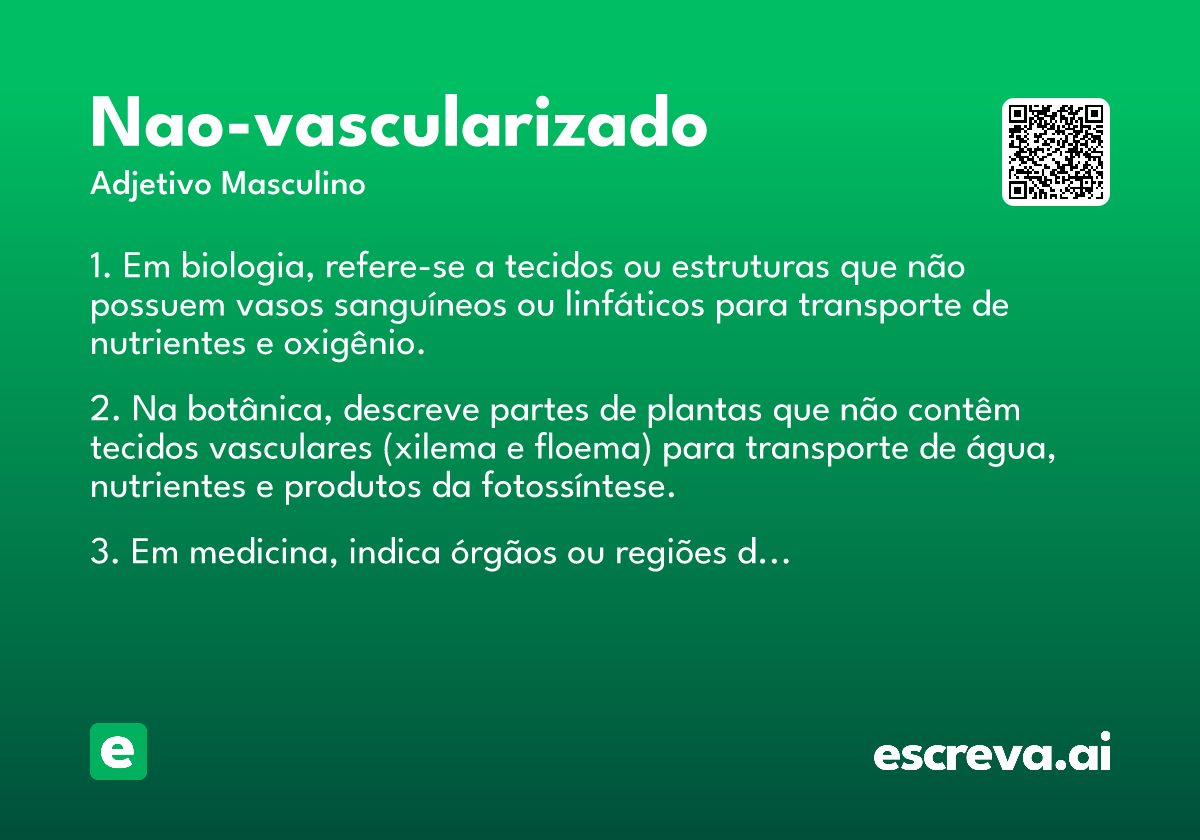 nao-vascularizado