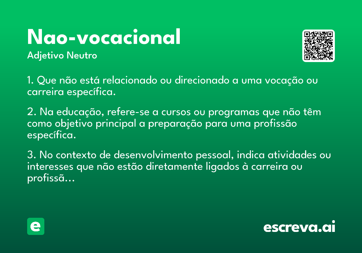 nao-vocacional
