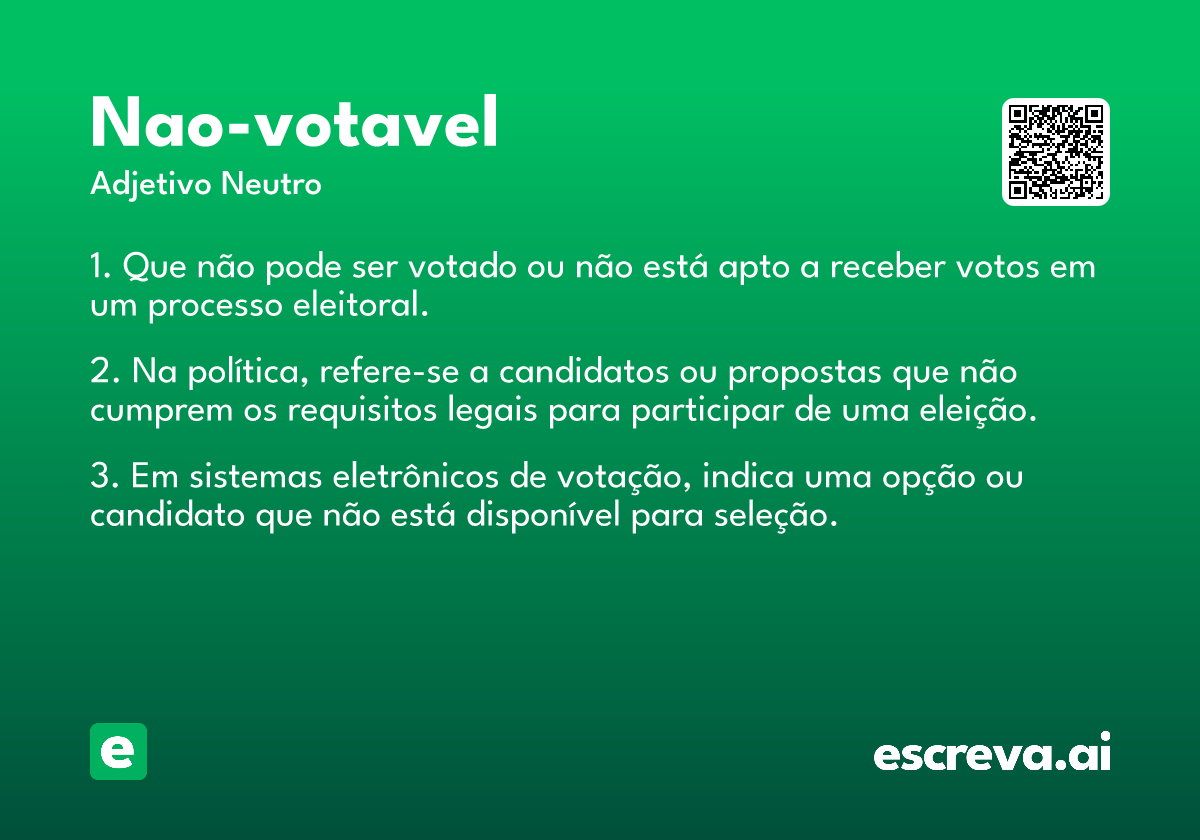 nao-votavel
