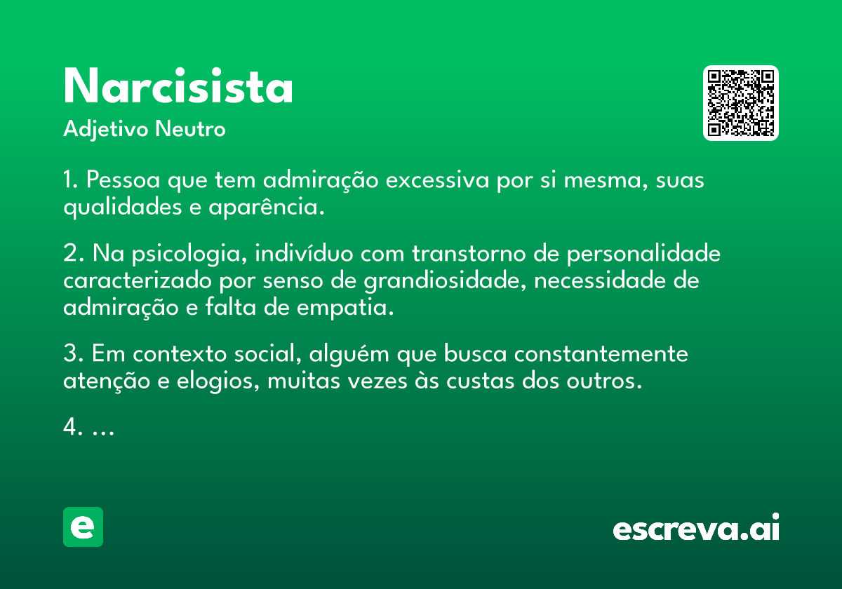 narcisista