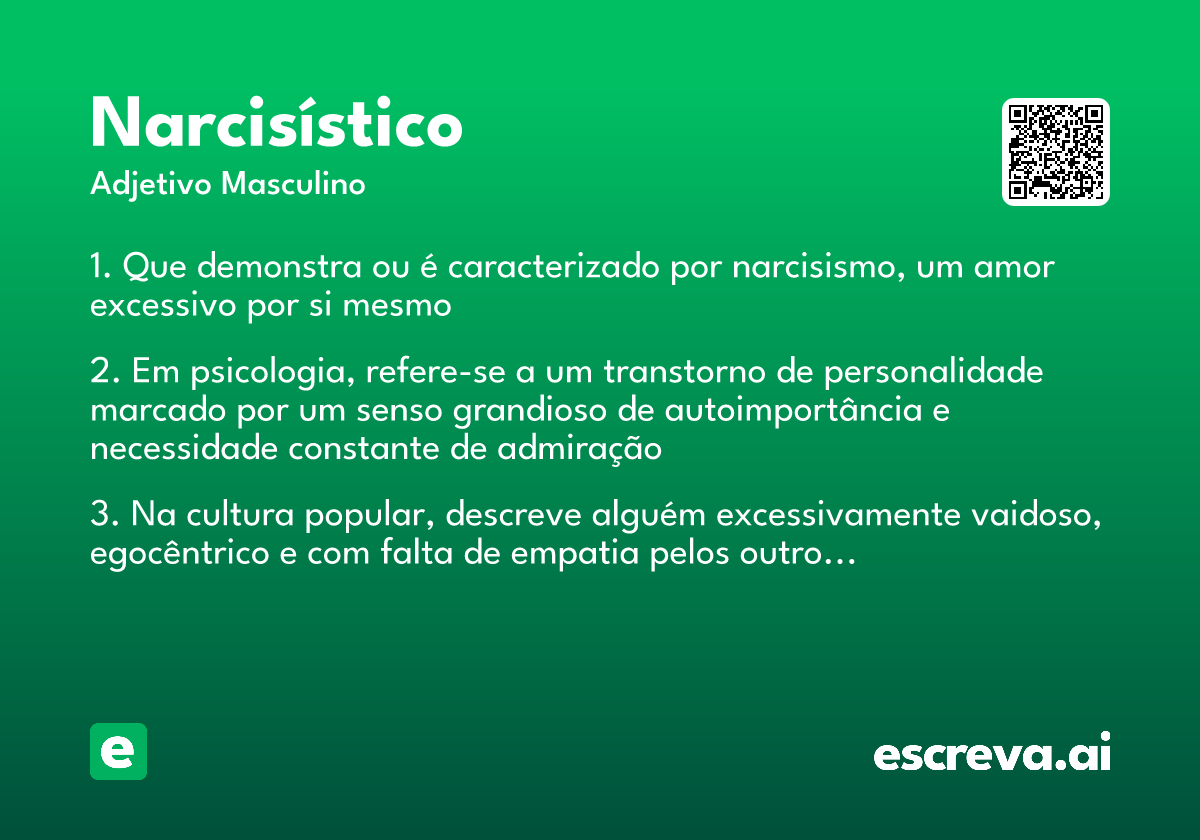 narcisístico