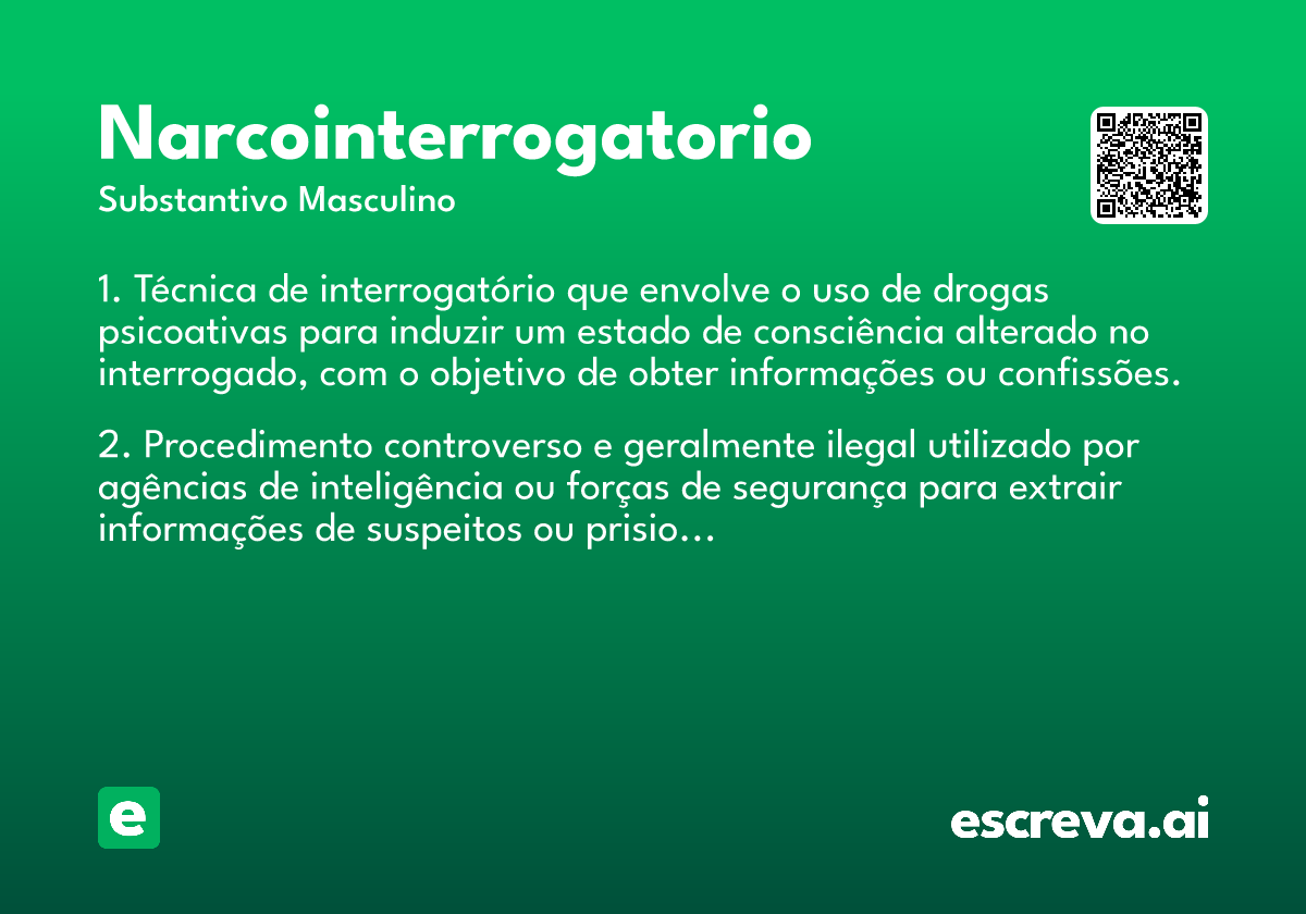 narcointerrogatorio