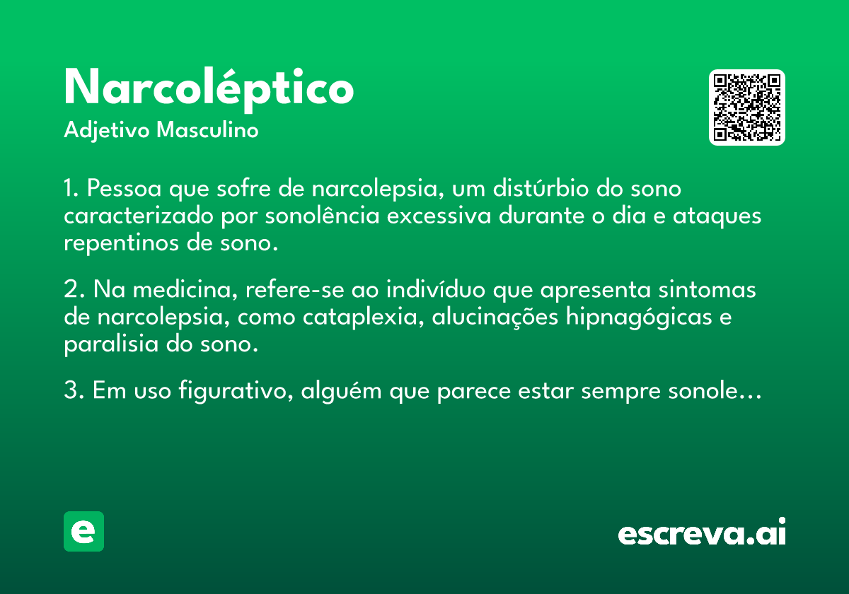 narcoléptico