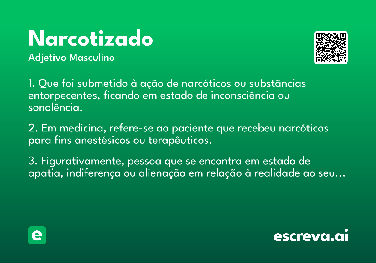 narcotizado