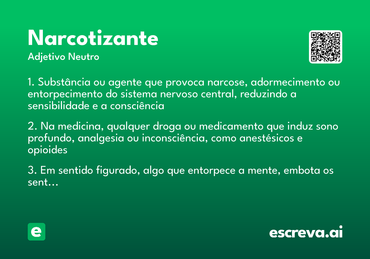 narcotizante