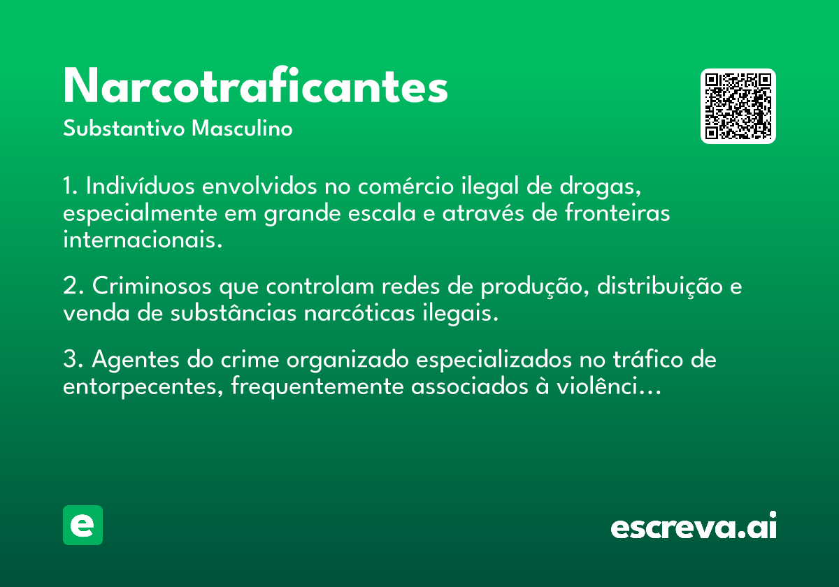 narcotraficantes