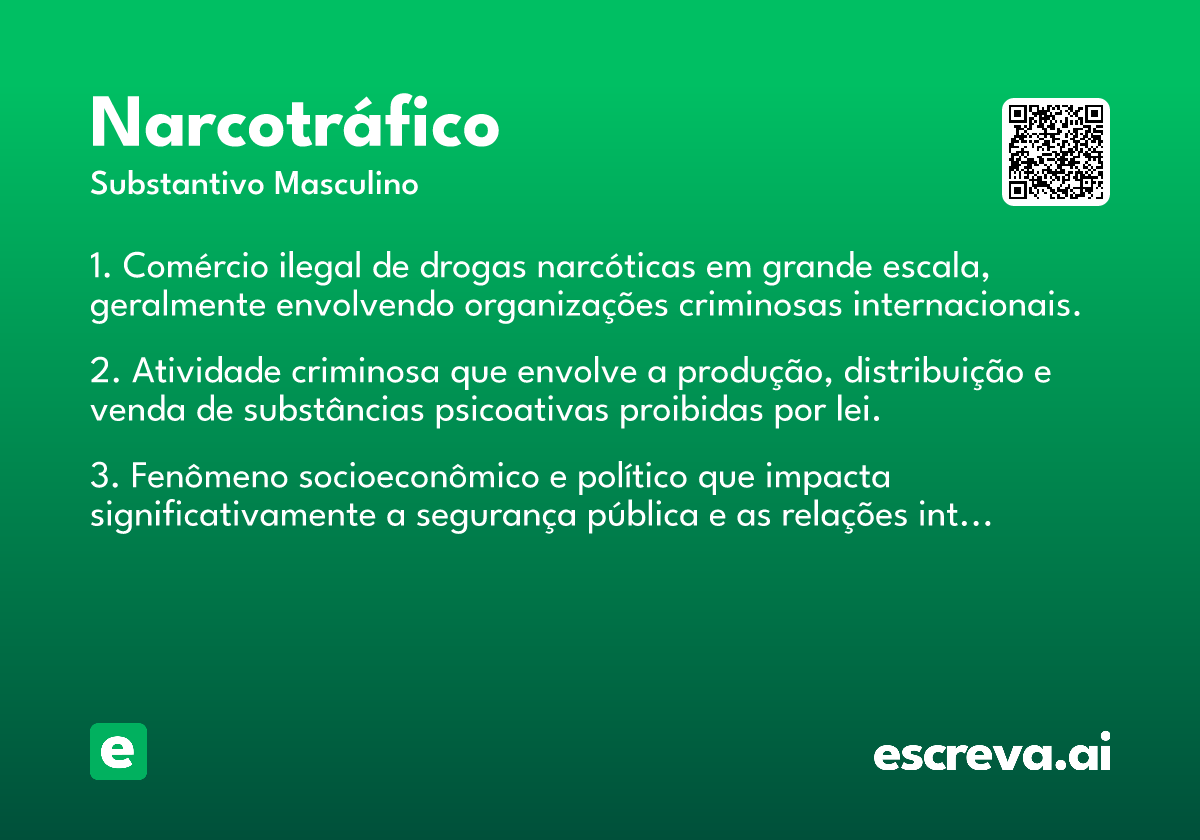 narcotráfico