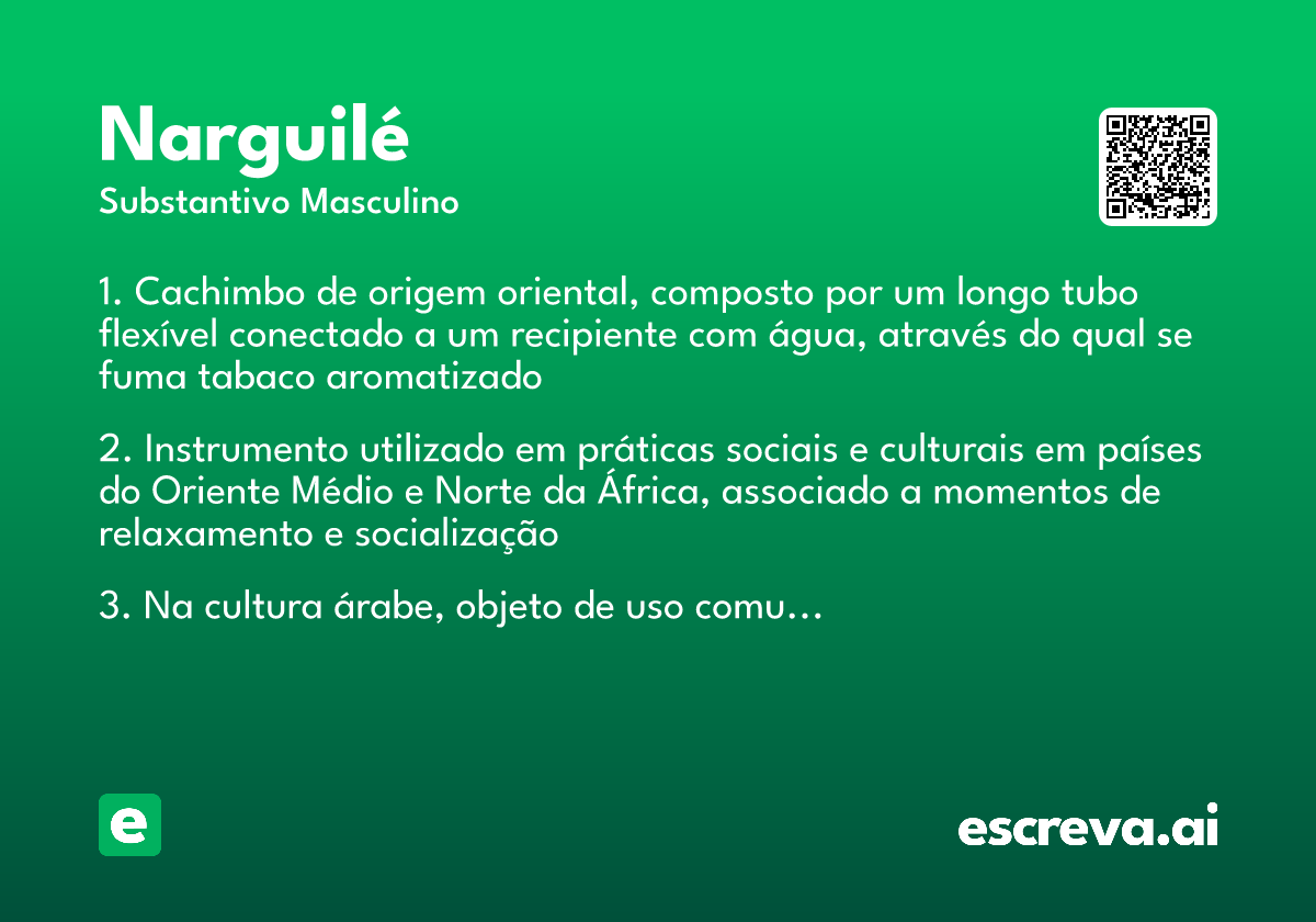 narguilé