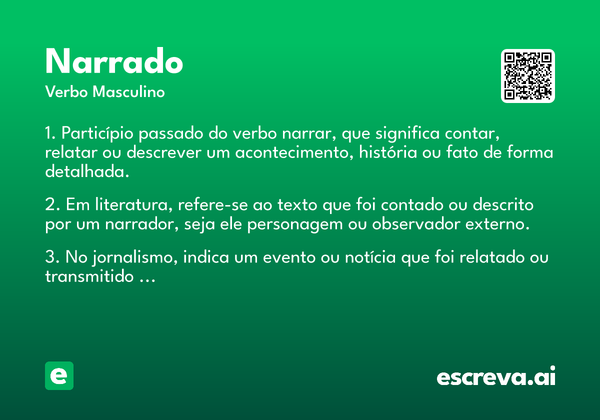 narrado
