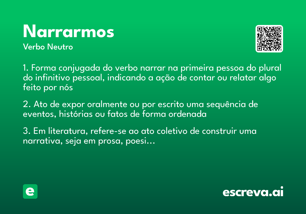 narrarmos
