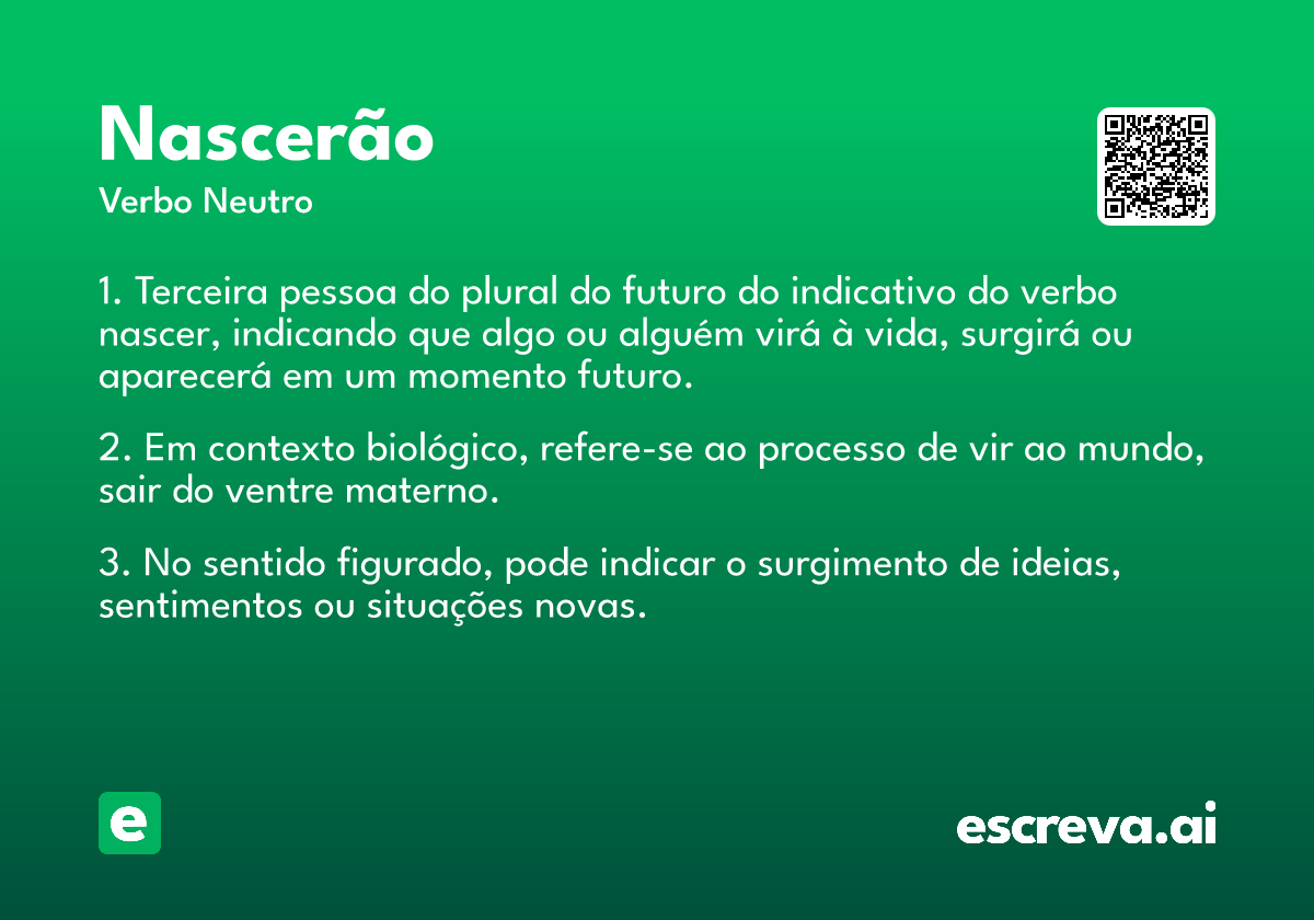 nascerão