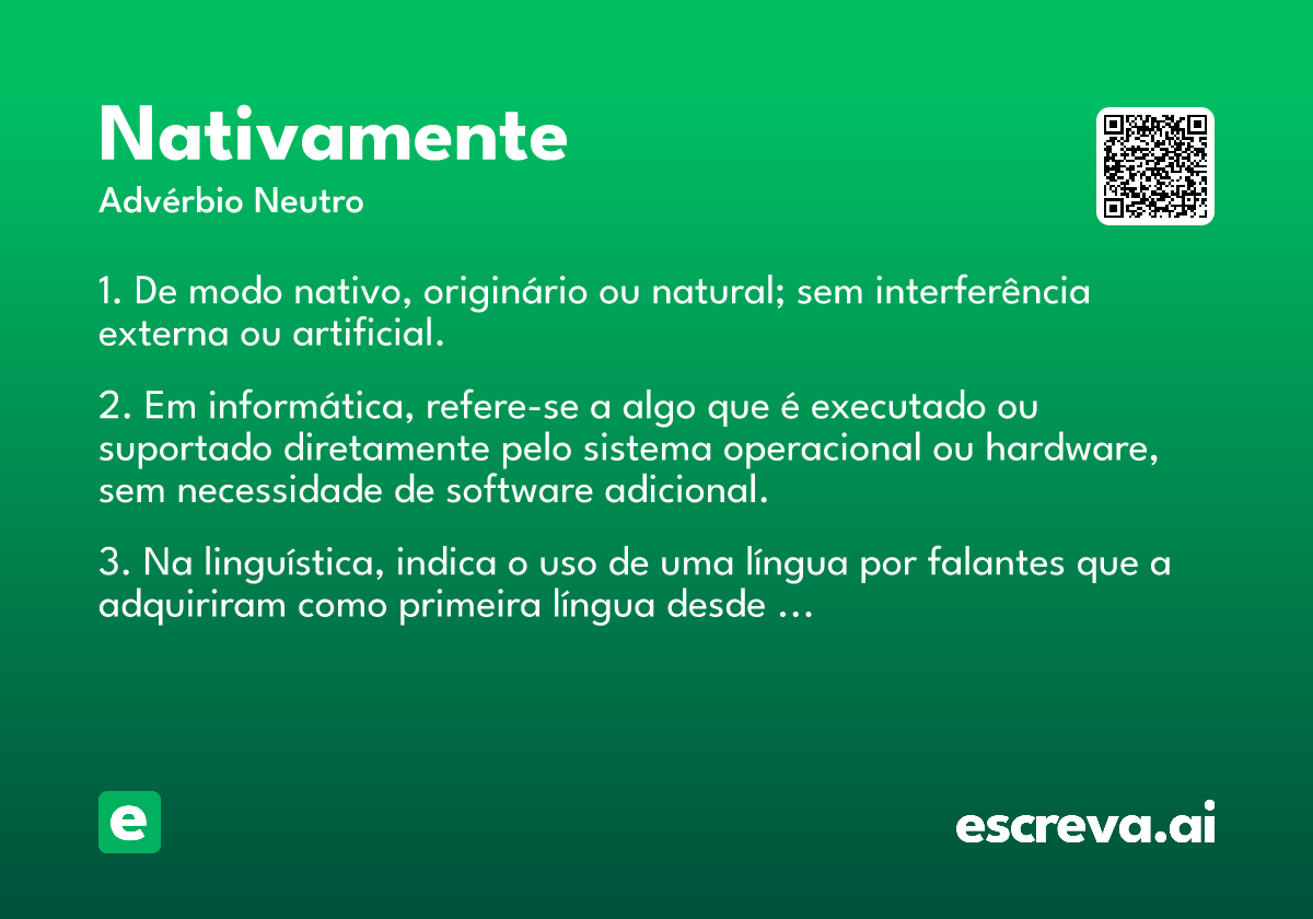 nativamente