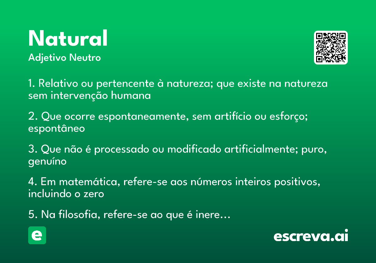 natural