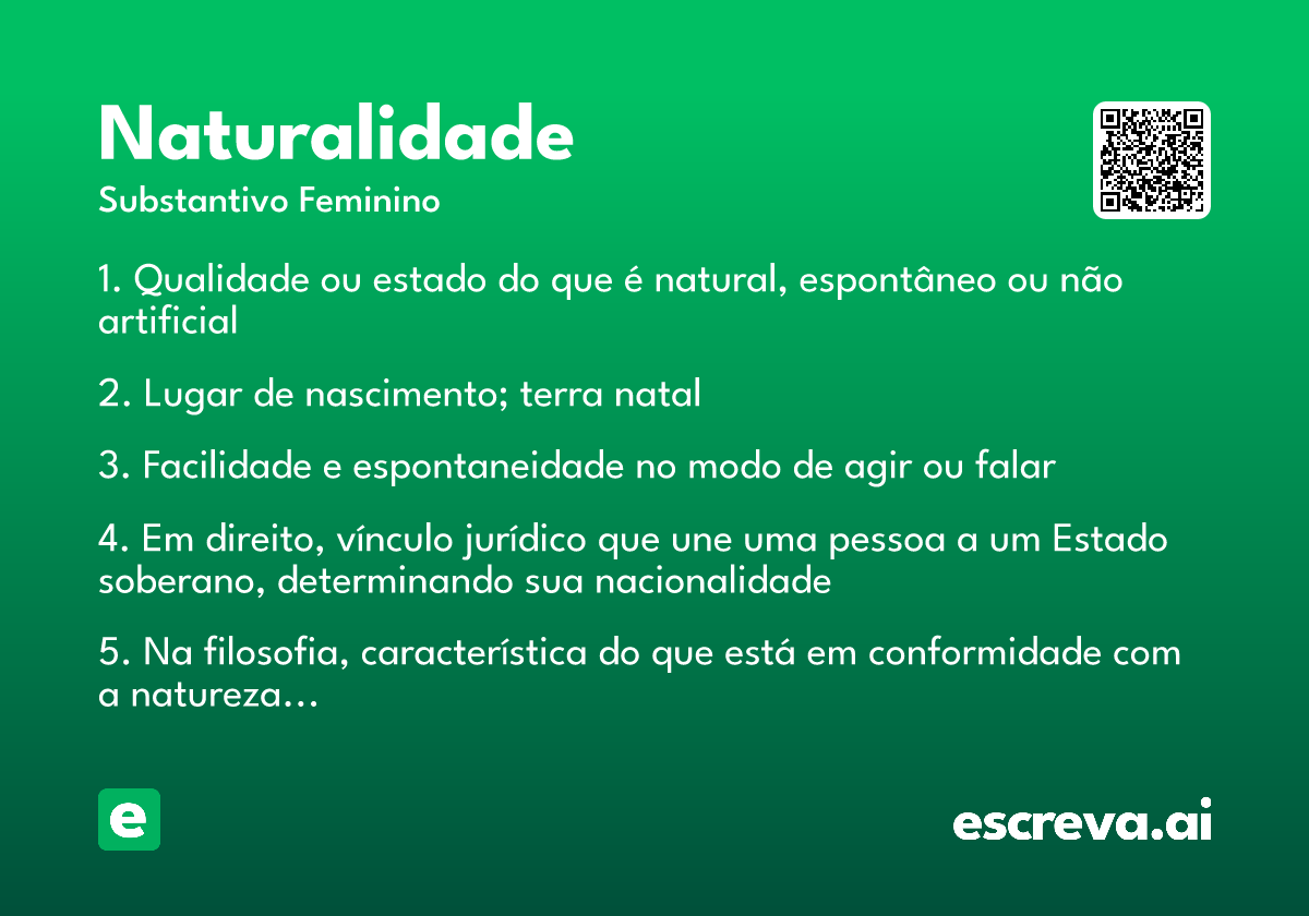 naturalidade