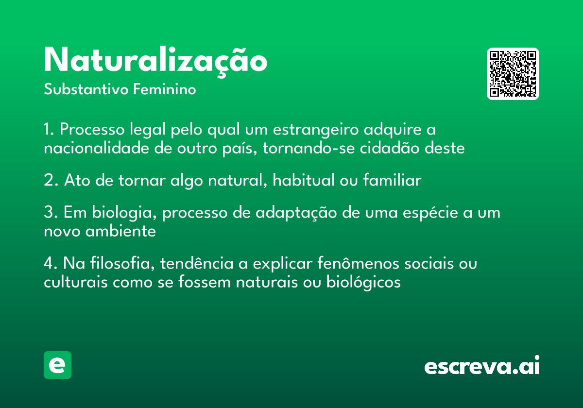 naturalização