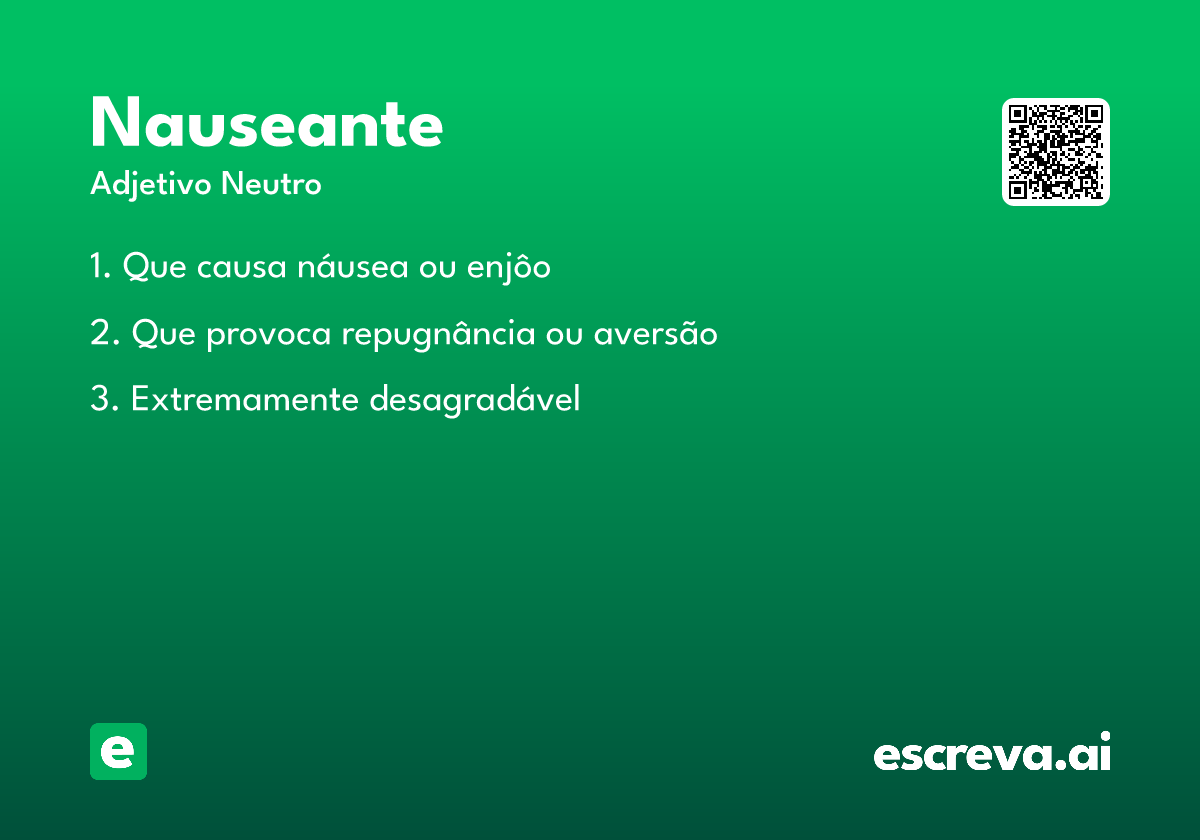 nauseante