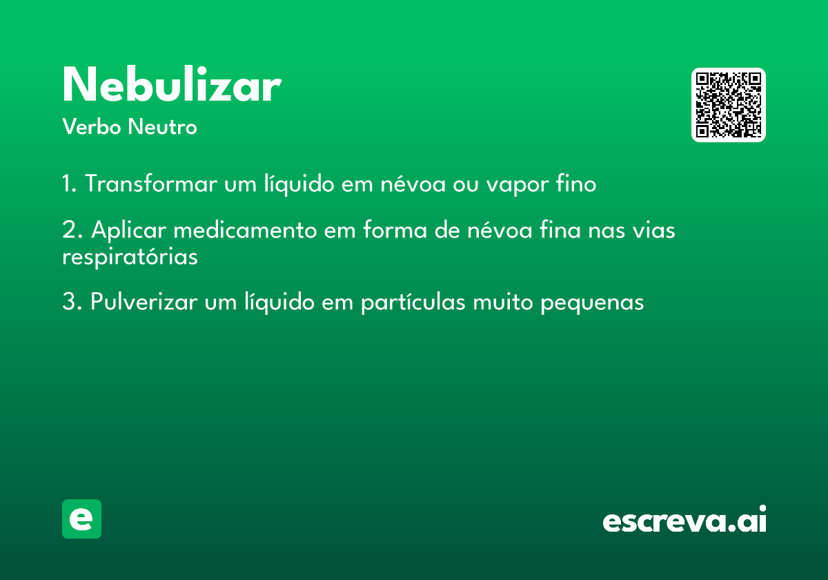 nebulizar