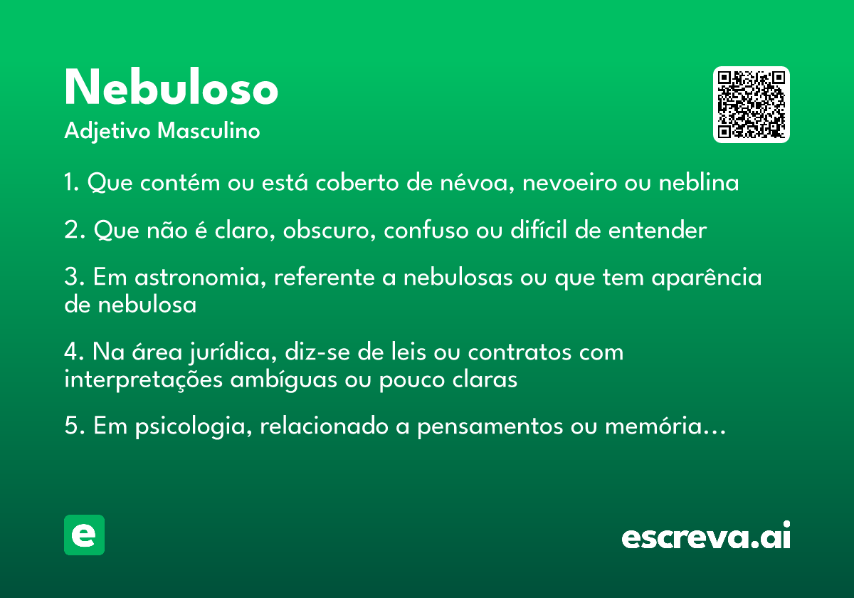 nebuloso