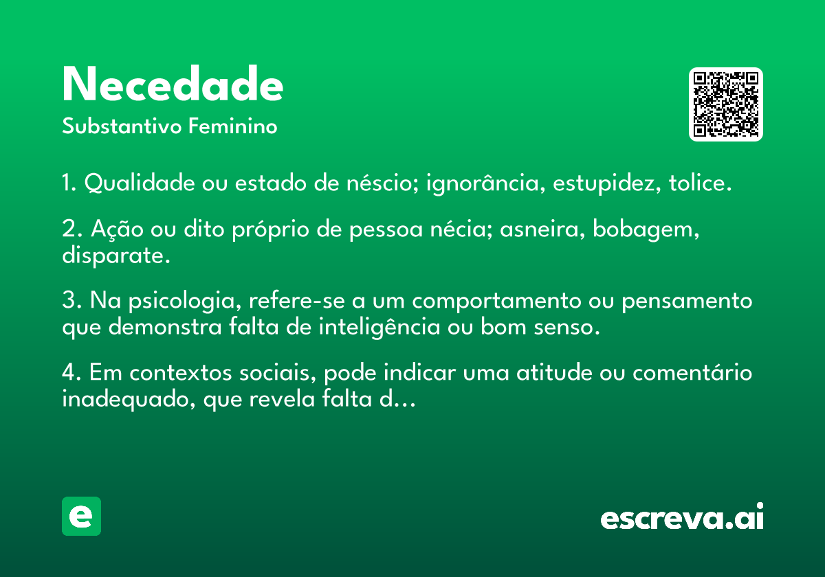 necedade