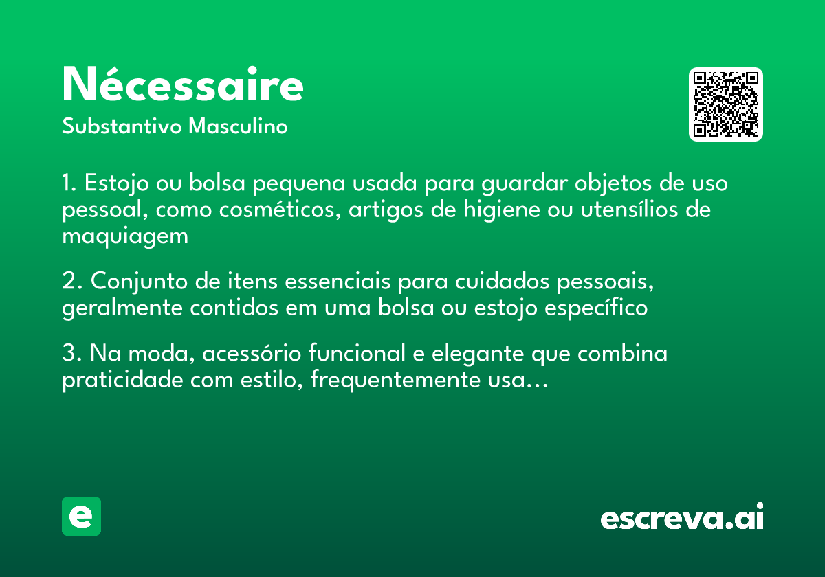 nécessaire