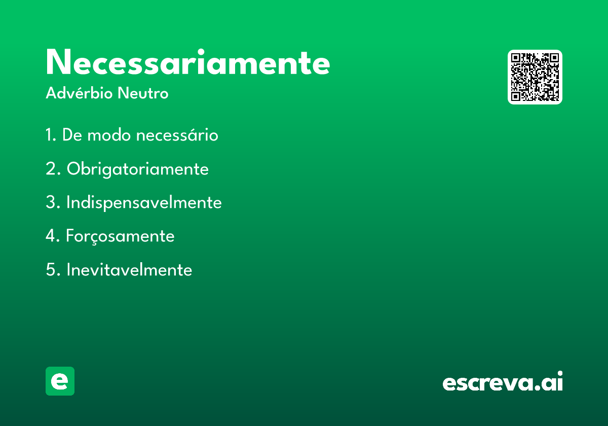necessariamente