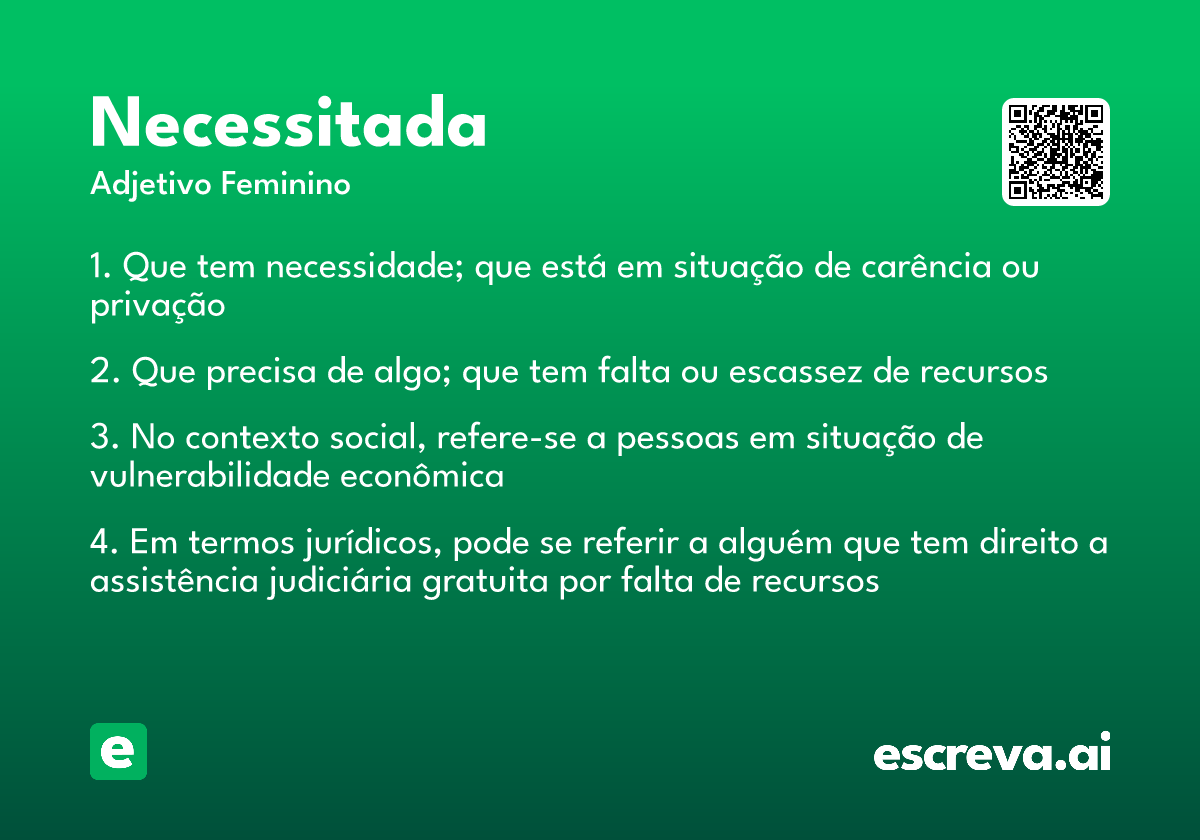 necessitada