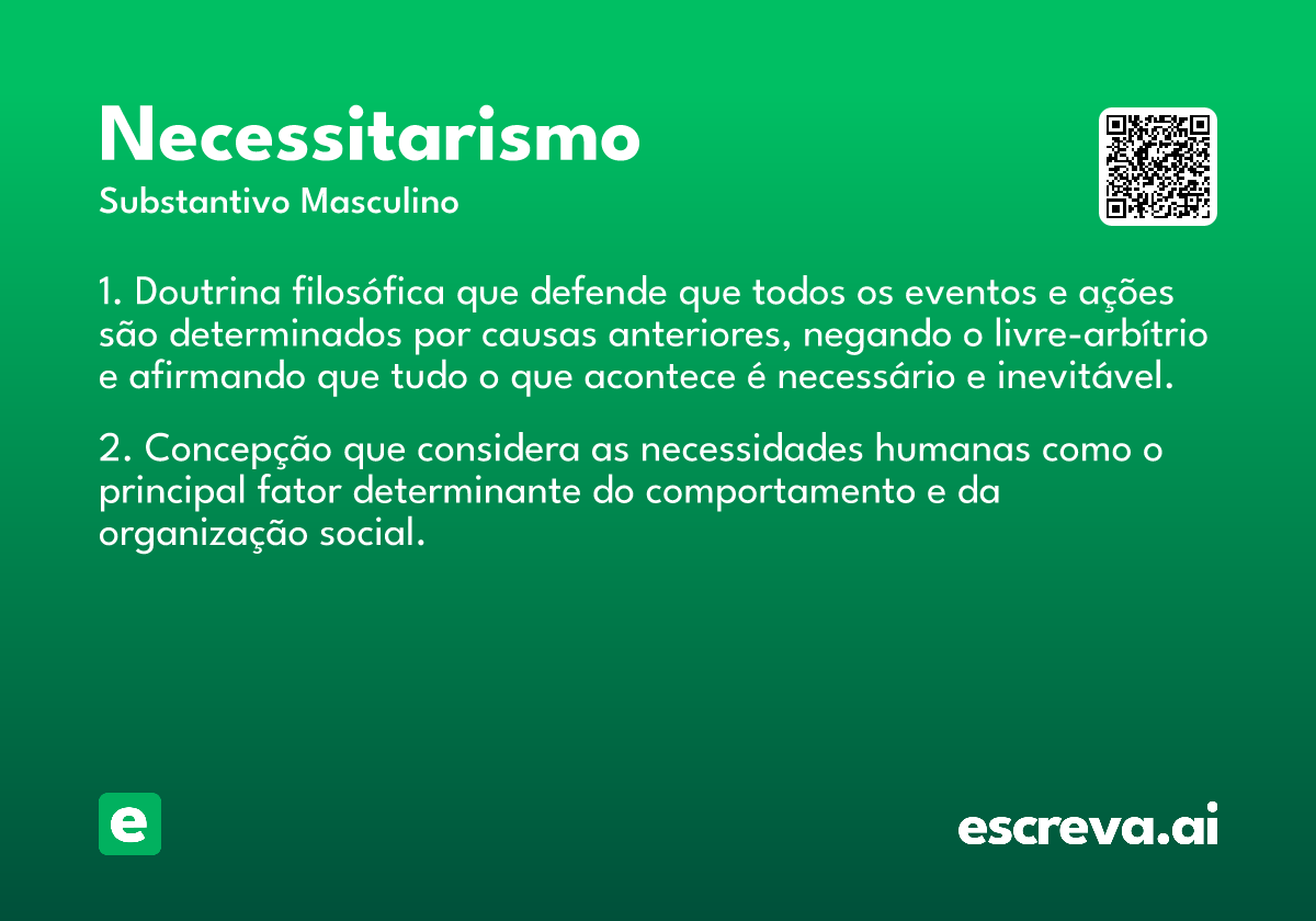 necessitarismo