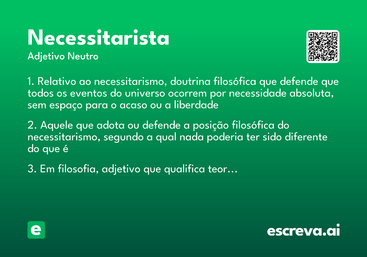 necessitarista
