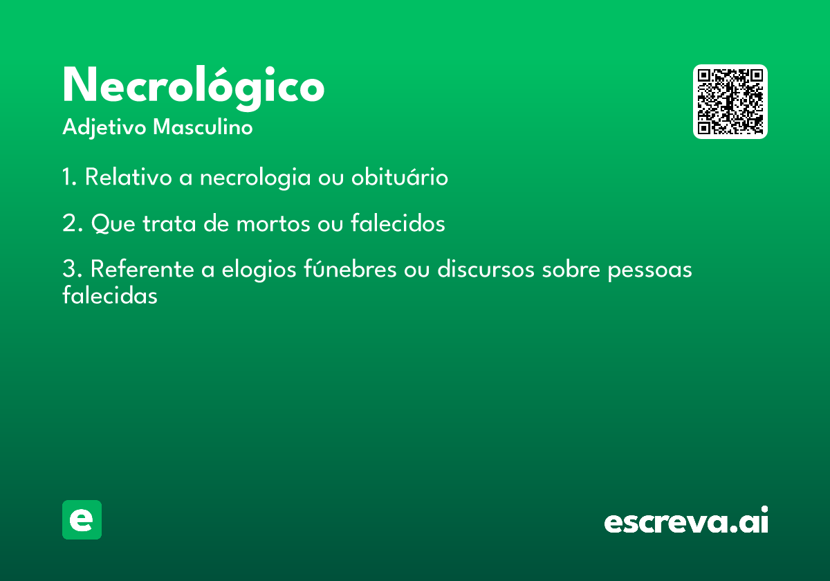 necrológico