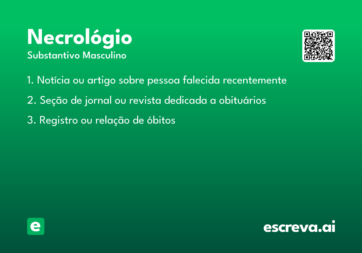 necrológio