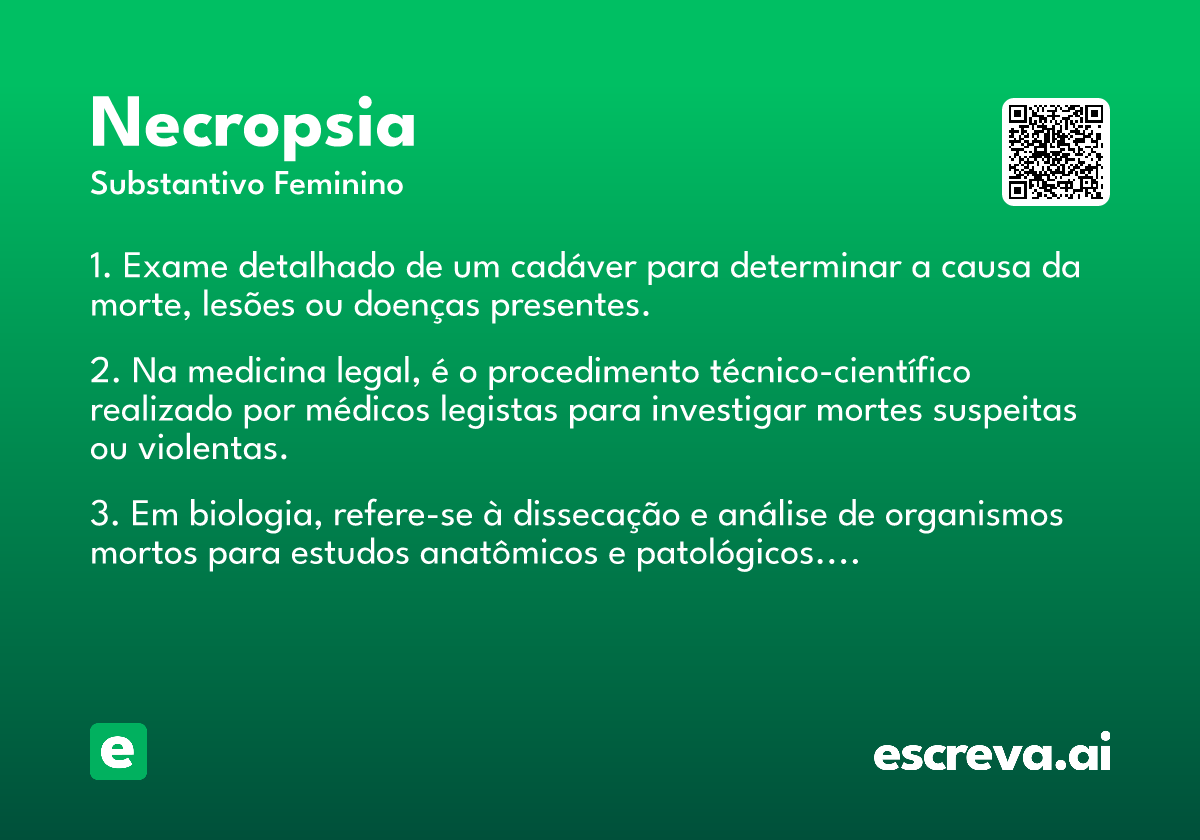 necropsia