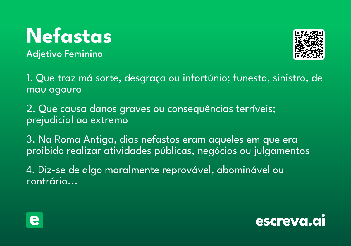 nefastas