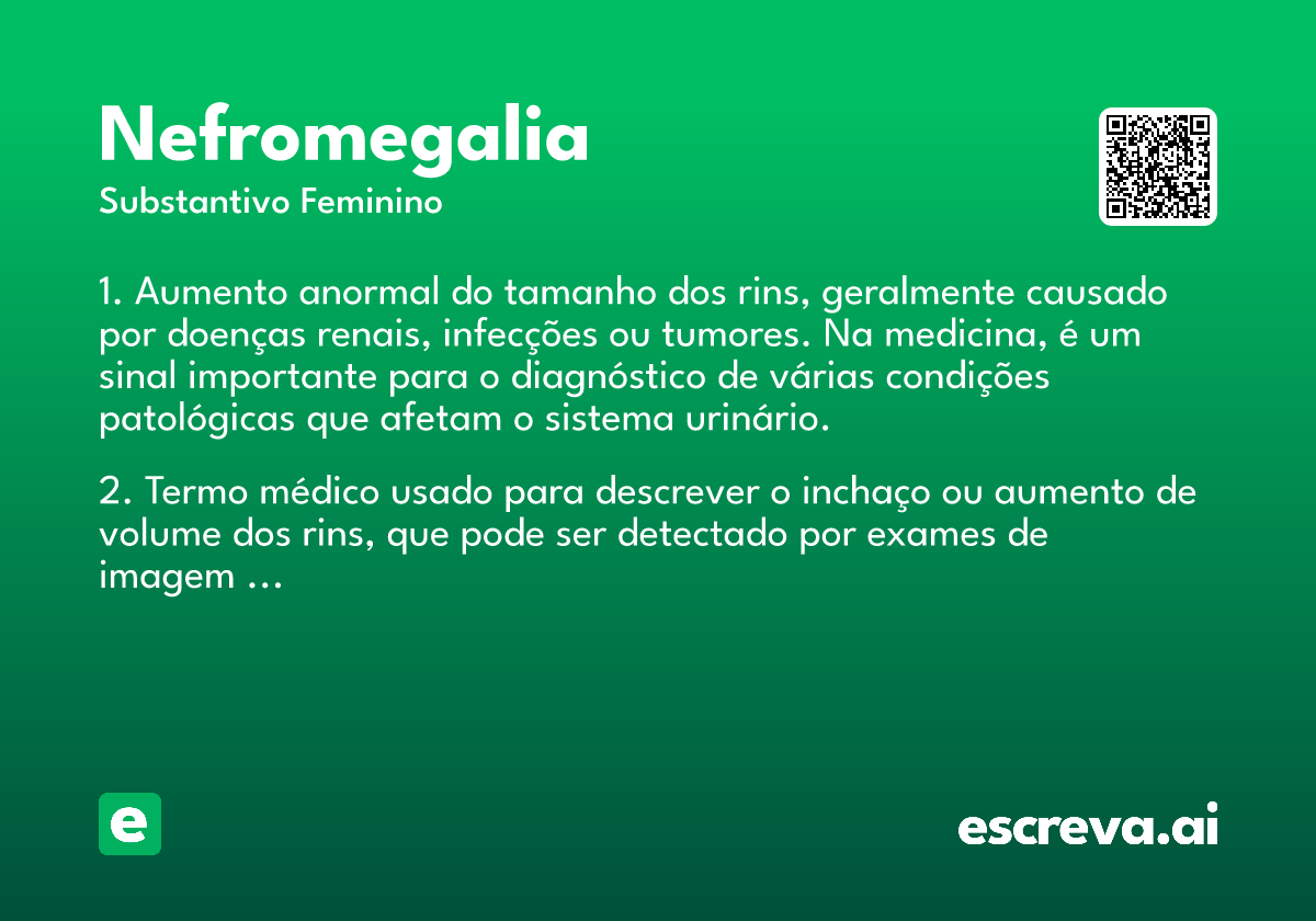 nefromegalia