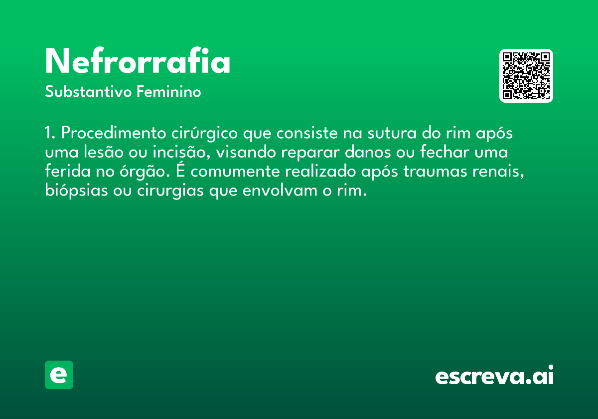 nefrorrafia