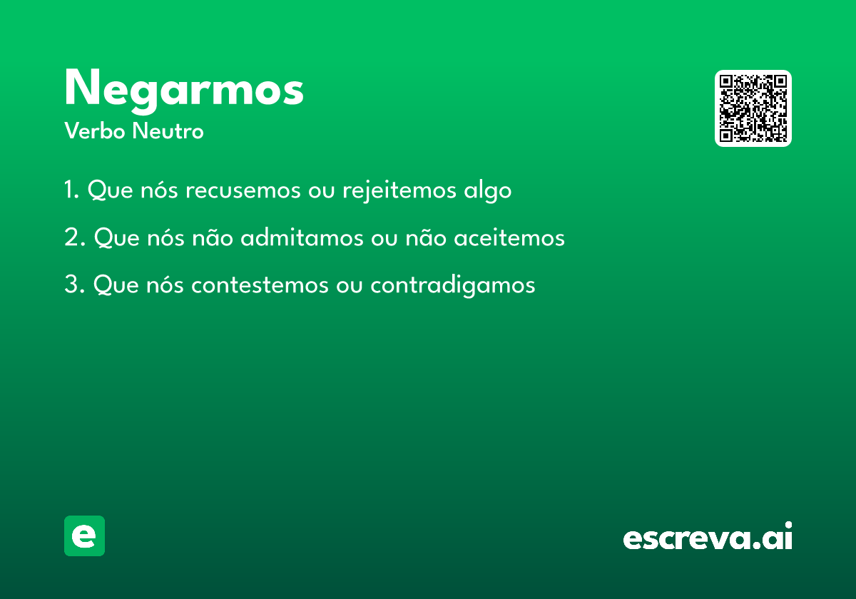 negarmos