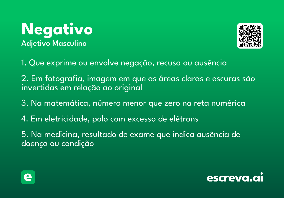 negativo