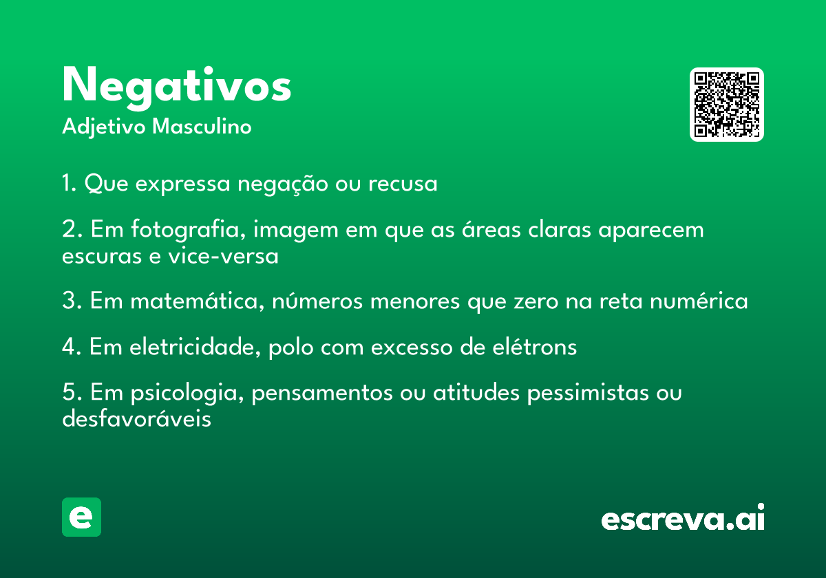 negativos