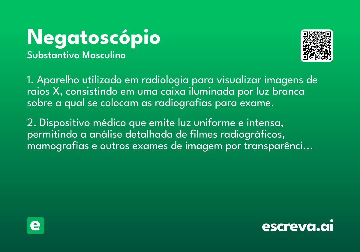 negatoscópio