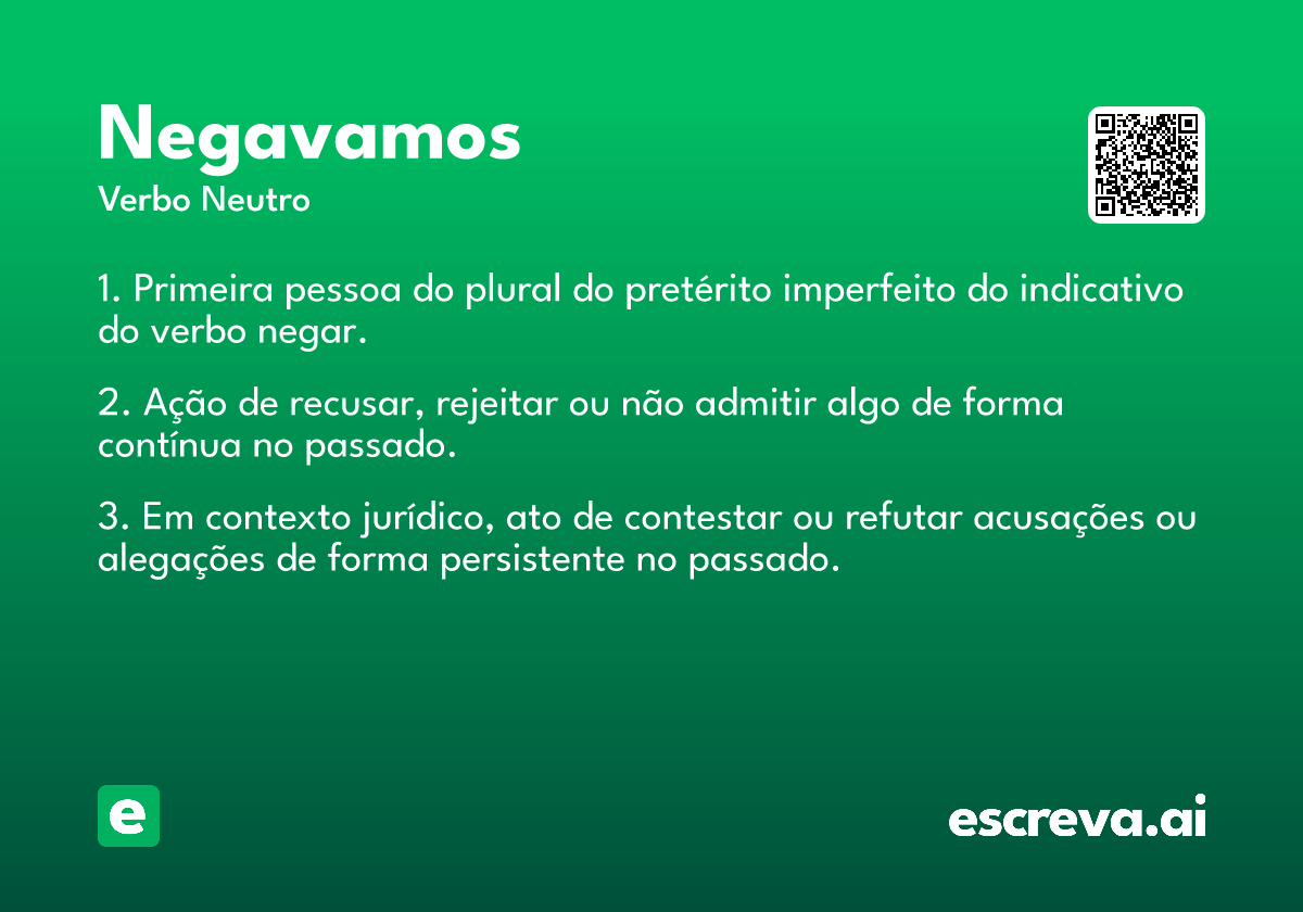 negavamos