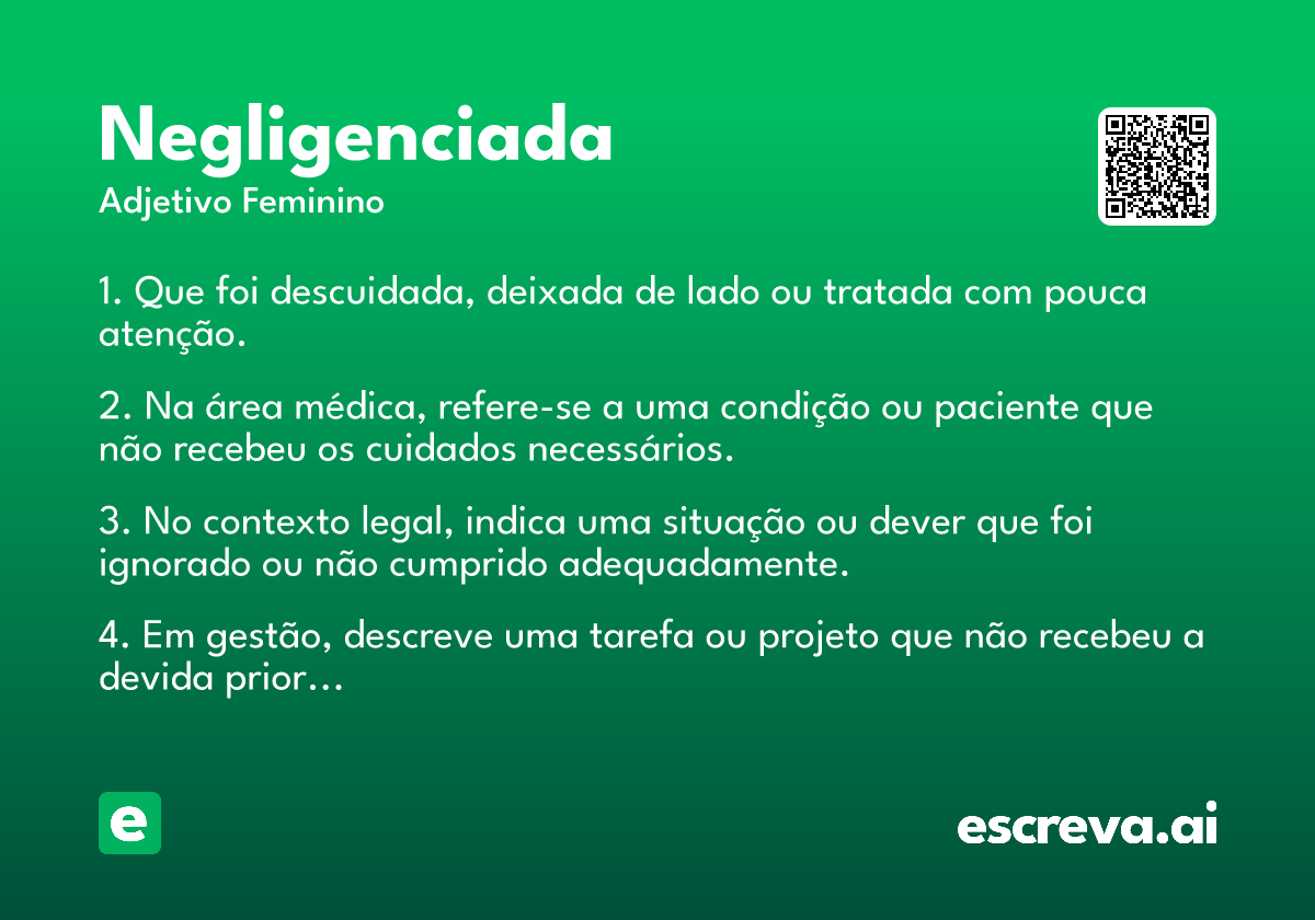 negligenciada